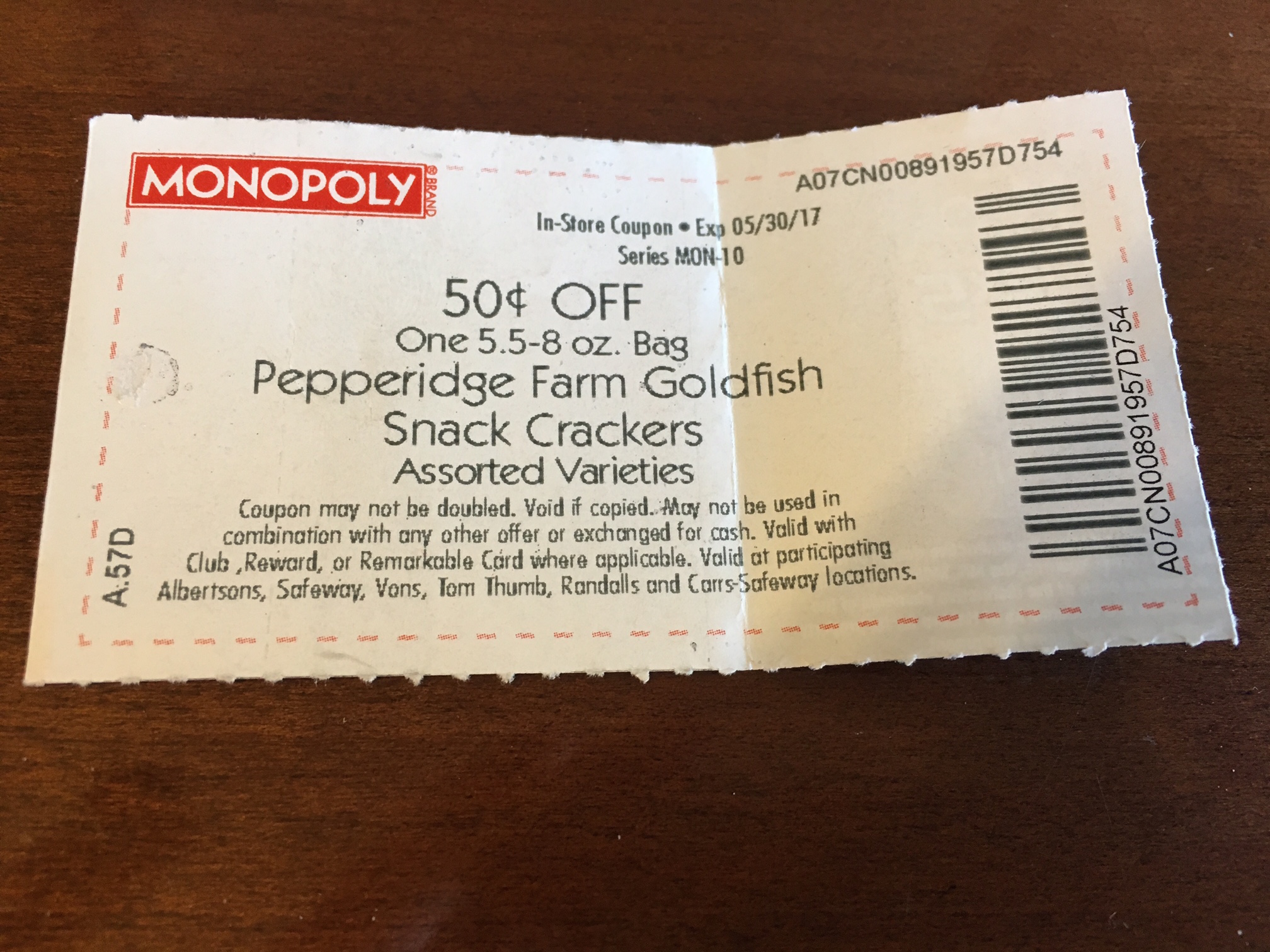 Pepperidge Farm Goldfish Coupons - Pay Just $.49 A Bag - Super Safeway