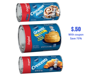 *HOT* Pillsbury Crescent Rolls, Cinnamon Rolls, &amp; Biscuits Just $.50 ...