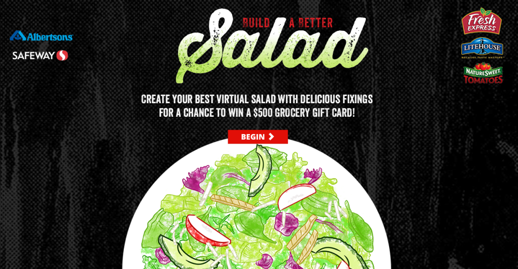 Build a better salad contest