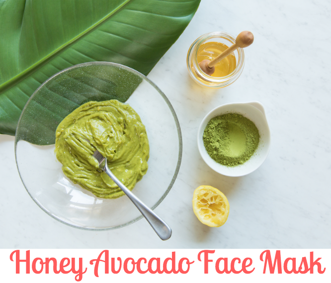 honey avocado face mask