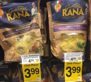 Giovanni Rana Coupons - $2.99 for Pastas and Sauces - Super Safeway