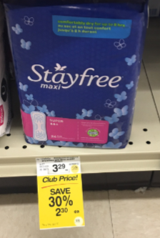 Stayfree Coupon