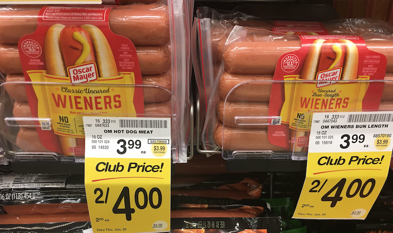 oscar mayer hot dogs
