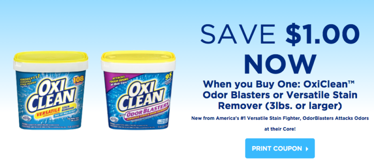 OxiClean Stain Remover 3 Lbs. Just $4.99 With Coupon, Save 50% - Super ...