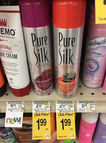 pure silk shaving cream