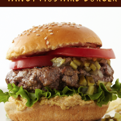tangy mustard burger recipe