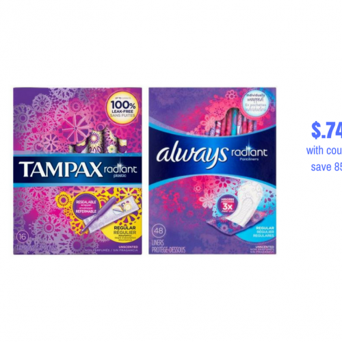 always and tampax