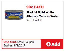 starkist albacore tuna coupon
