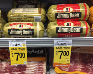 Jimmy Dean Coupon, Only $2.50 for Sausage - Super Safeway
