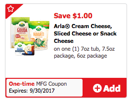 arla cheese coupon