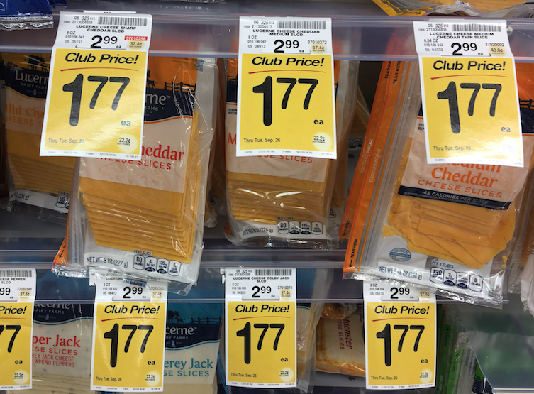 lucerne cheese on sale