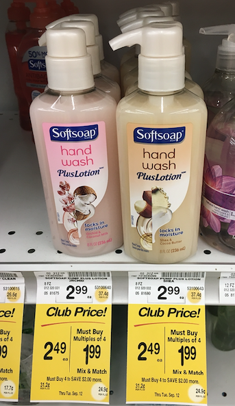 softsoap plus lotion hand soap