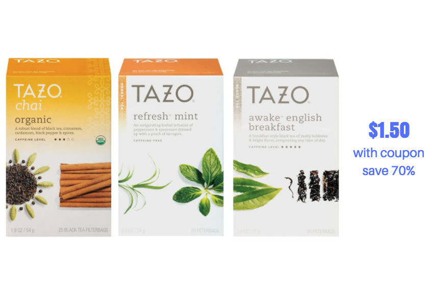 tazo tea coupon