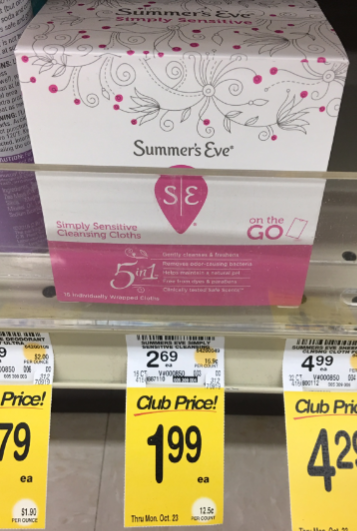 Summer's Eve Simply Cleansing Cloths