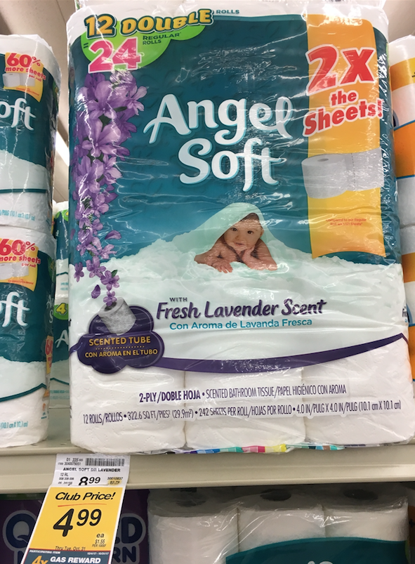 angel soft bath tissue