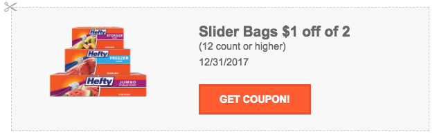 hefty slider bags coupon