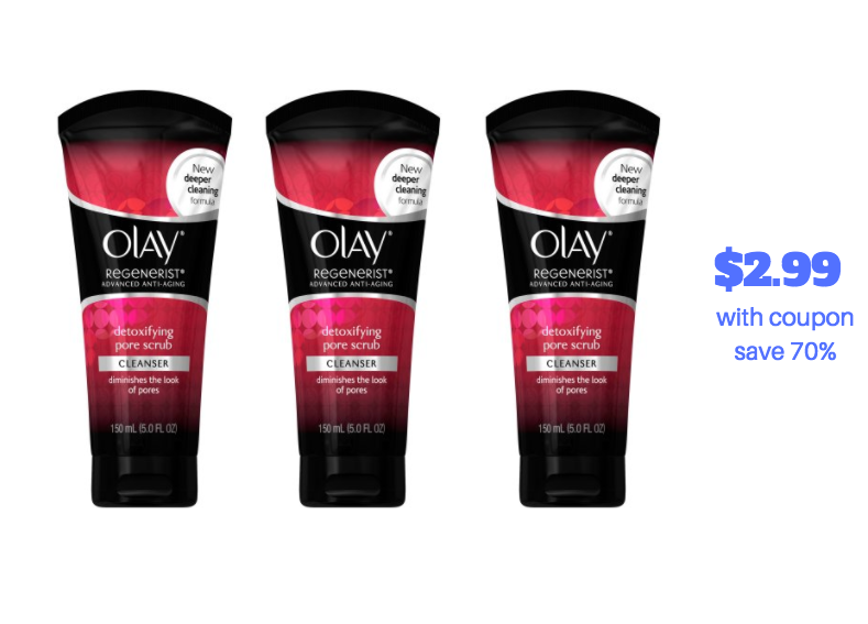 Olay Regenerist Facial Cleanser Just $2.99 With Sale and Coupon (Reg ...