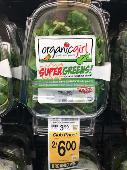 organic girl salad
