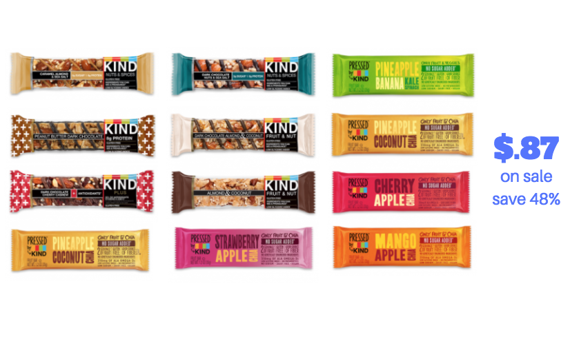 pressed by kind bars