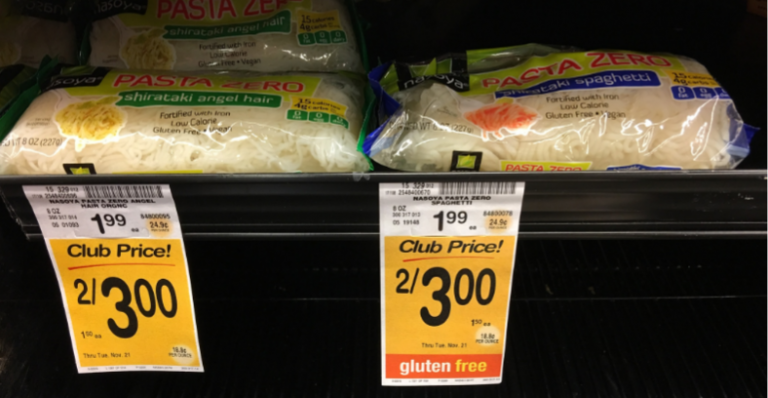 Nasoya Pasta Zero Deal -> Get 2 Packages for FREE - Super Safeway