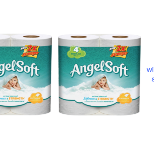 angel soft bath tissue 4 ct