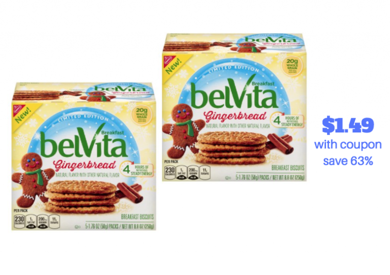 Try New Nabisco belVita Gingerbread Breakfast Biscuits Just 1.49