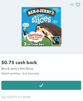 ben & jerry's pint slices coupon