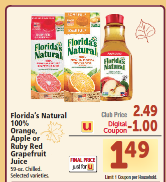 HOT! Get Florida's Natural Orange Juice for $.49 With Coupon Stack ...