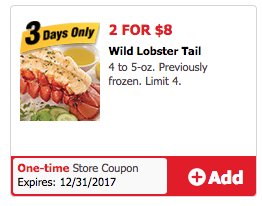 lobster tails on sale
