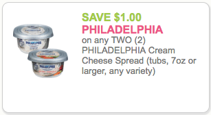 philadelphia cream cheese coupon