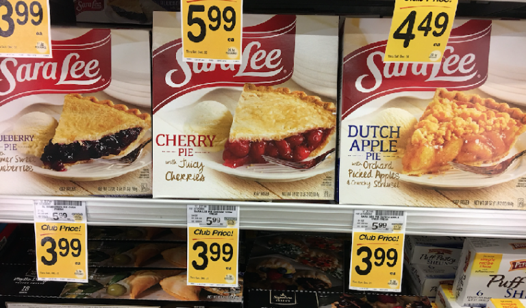 Sara Lee Pies on Sale - Pay as low as $1.99 With Coupon, Save 67% - Super Safeway