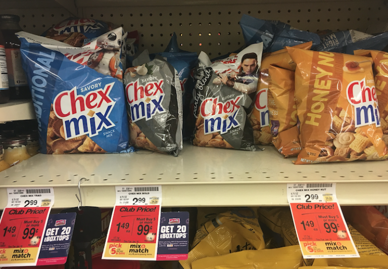 NEW Chex Mix Coupon and Sale - Pay just $.49 Each, Save 84% - Super Safeway