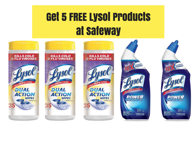 free lysol at Safeway