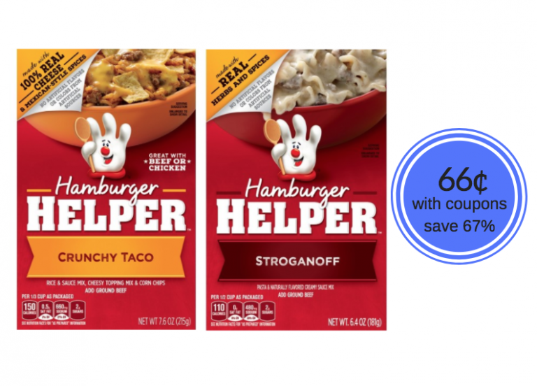 Hamburger Helper Skillet Meals Just $.66 With Coupon - Super Safeway