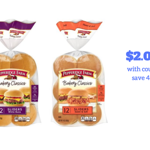 pepperidge farm slider buns