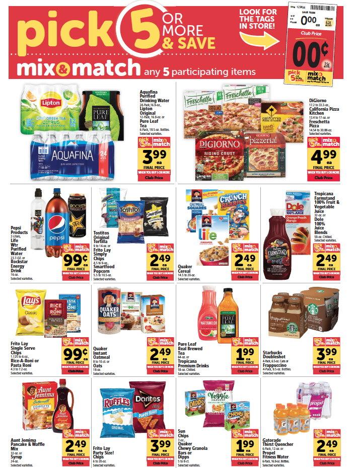 safeway pick 5 and save promo