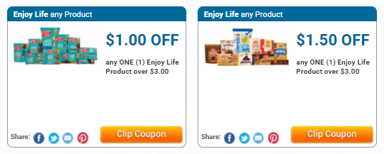 Enjoy Life Coupon Cookies as low as 1.49, Chocolate Chips 1.99, or