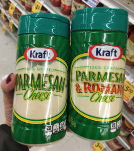 Kraft Grated Parmesan Cheese Just $2.99 with New Coupon - Super Safeway