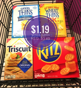 Nabisco Crackers Just $1.19 Each With Coupon (Reg. $3.49) - Super Safeway