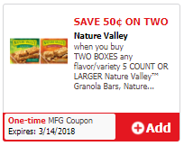 Nature Valley Coupon