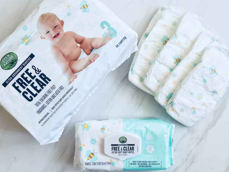 Eco Friendly Diapers Open Nature Free & Clear Diapers Super Safeway