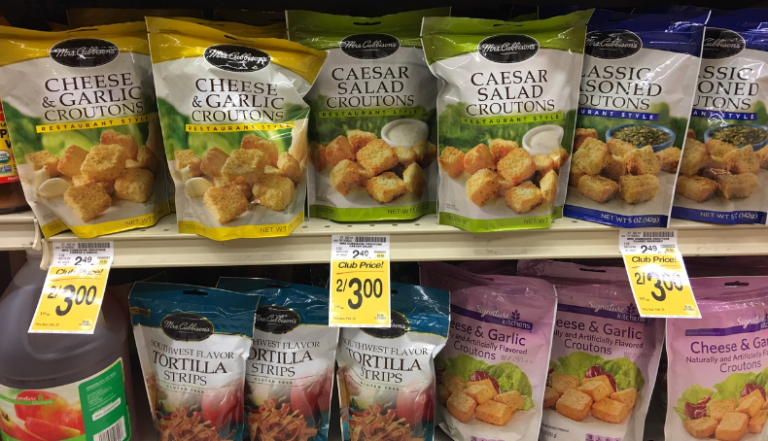 Mrs. Cubbison's Croutons Just $1.00 Each With Coupon - Super Safeway