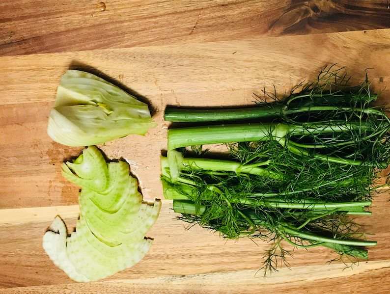 how to cut fennel