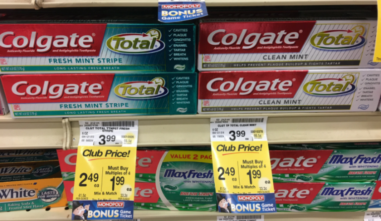 Colgate Total for $0.99 After Coupon &amp; Sale - Super Safeway