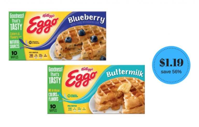 NEW Kellogg's Eggo Waffles Coupon - Pay just $1.19 a Box at Safeway ...