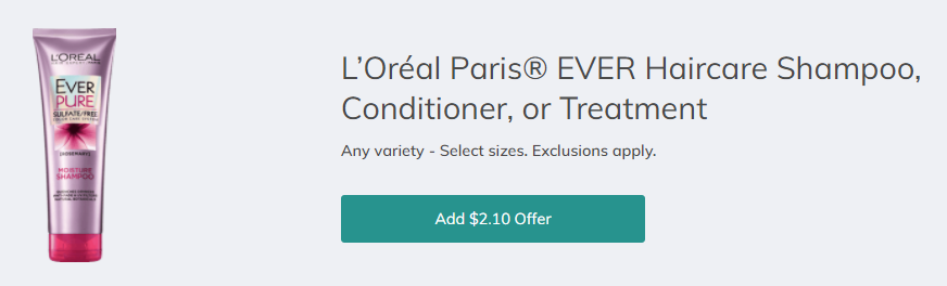 L'Oreal EVER Coupon