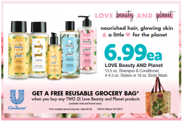 Love Beauty and Planet Products Only $5.99 Plus FREE Reusable Grocery ...