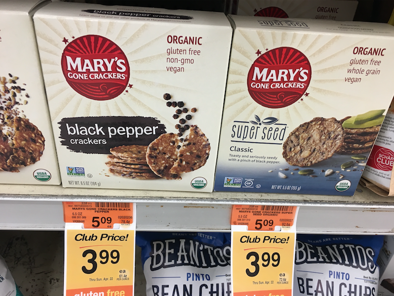 Mary's Gone Crackers Coupon