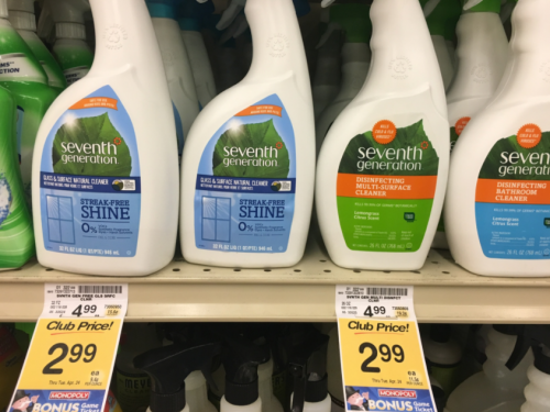 Seventh Generation Coupon, Pay $1.99 for Cleaners - Super Safeway