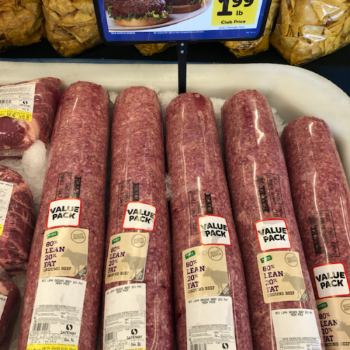 80% lean ground beef sale